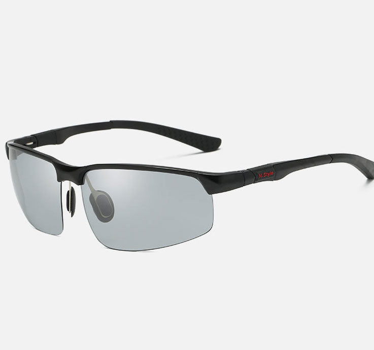 Photochromic Sunglasses Men Polarized Chameleon Glasses Male Change Color Sun Glasses HD Day Night Vision Driving Eyewear