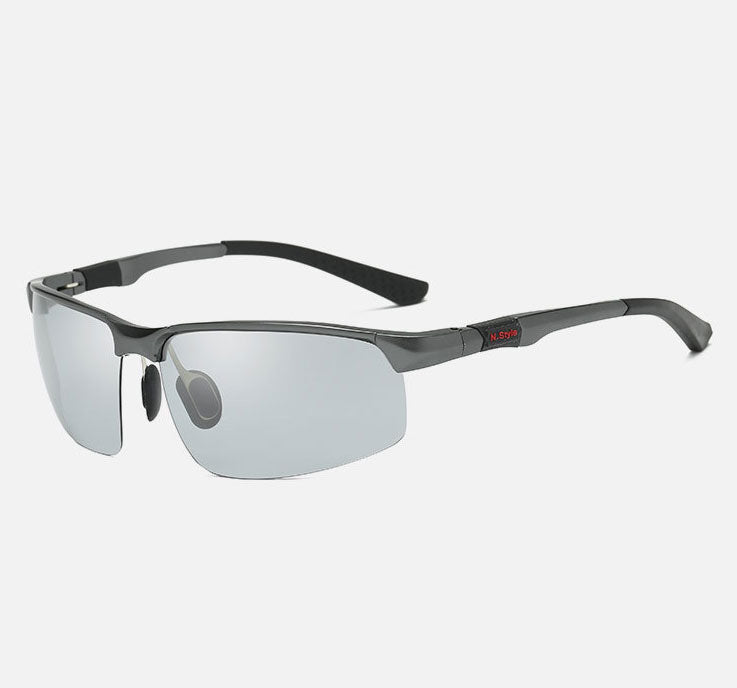 Photochromic Sunglasses Men Polarized Chameleon Glasses Male Change Color Sun Glasses HD Day Night Vision Driving Eyewear